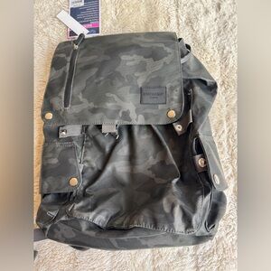 Duchamp London Gray Camouflage Camp Backpack Bag